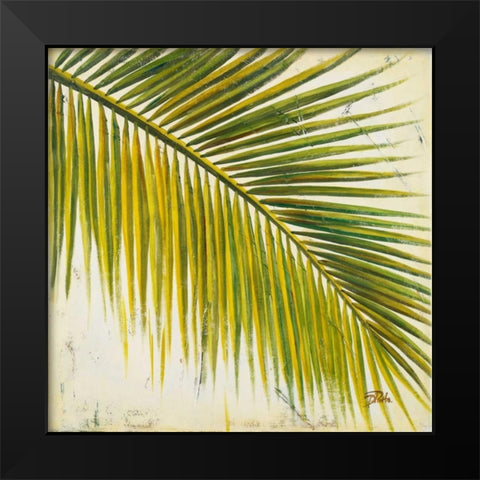 Baru Palm III Black Modern Wood Framed Art Print by Pinto, Patricia