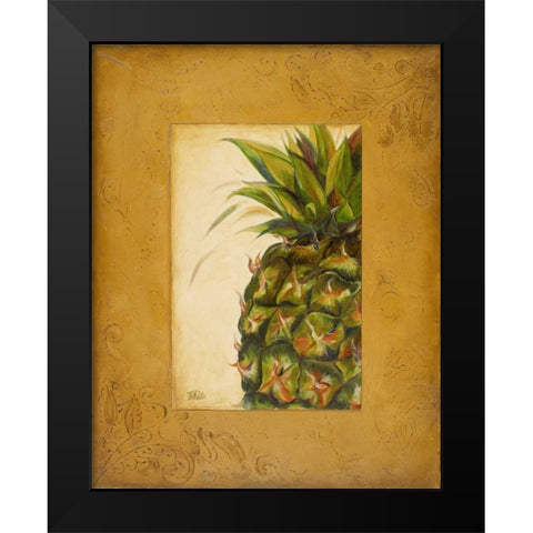Media PiÃ±a I Black Modern Wood Framed Art Print by Pinto, Patricia