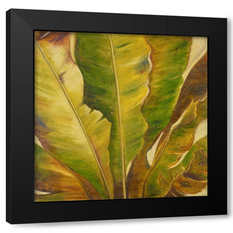 Uraba II Black Modern Wood Framed Art Print by Pinto, Patricia