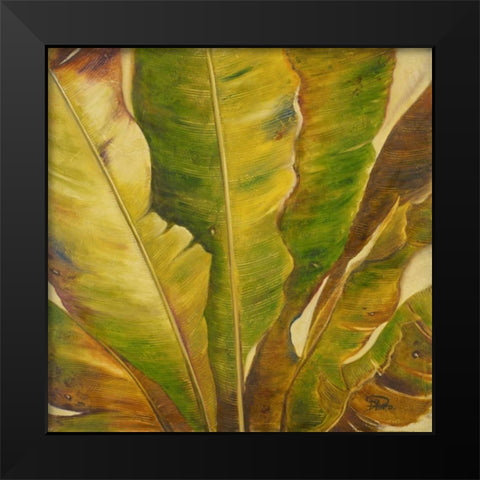 Uraba II Black Modern Wood Framed Art Print by Pinto, Patricia