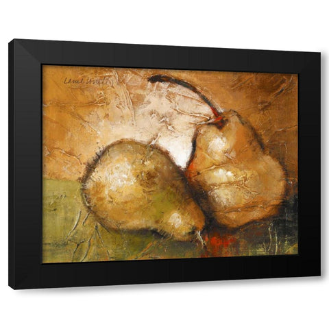 Pear Study II Black Modern Wood Framed Art Print by Loreth, Lanie
