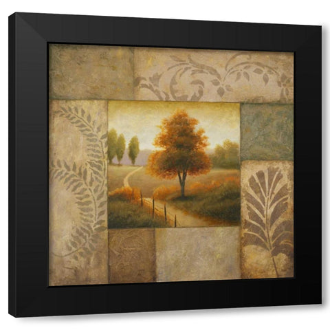 Warm Season I Black Modern Wood Framed Art Print by Marcon, Michael