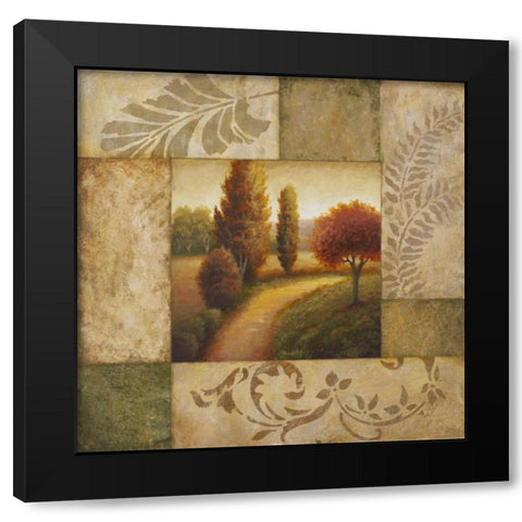 Warm Season II Black Modern Wood Framed Art Print by Marcon, Michael
