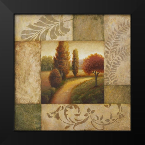 Warm Season II Black Modern Wood Framed Art Print by Marcon, Michael