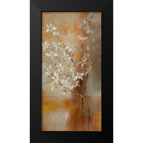 Misty Orchids II Black Modern Wood Framed Art Print by Loreth, Lanie