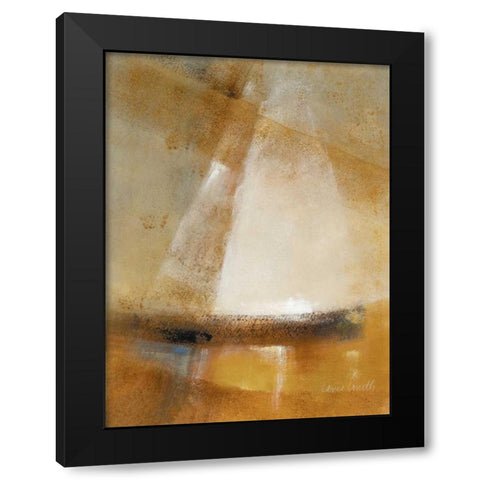 On Misty Waters I Black Modern Wood Framed Art Print by Loreth, Lanie