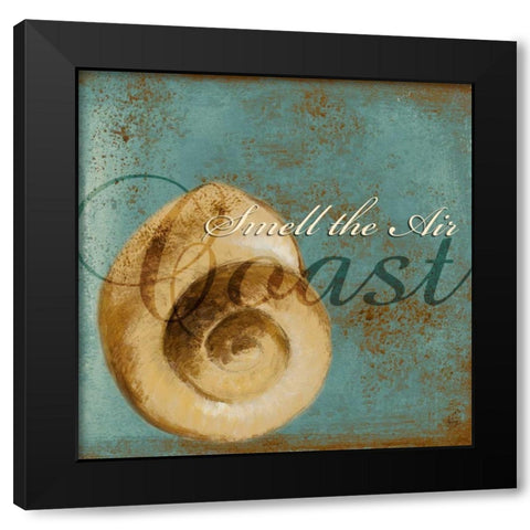 Coastal Sayings I Black Modern Wood Framed Art Print by Loreth, Lanie