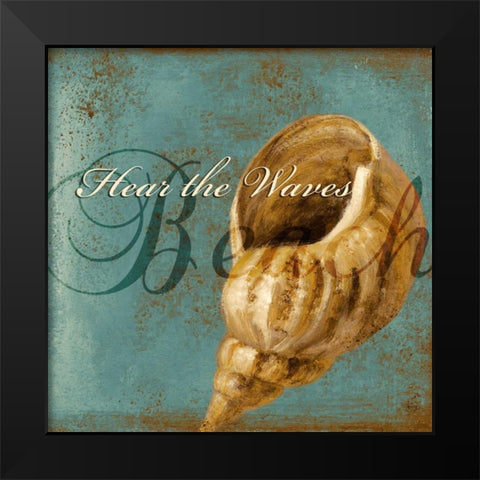 Coastal Sayings II Black Modern Wood Framed Art Print by Loreth, Lanie