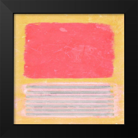 Pastel Metamorphosis II Black Modern Wood Framed Art Print by Pinto, Patricia