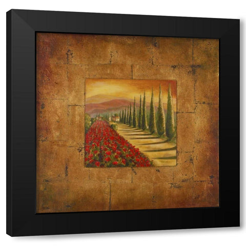 Bella Toscana I Black Modern Wood Framed Art Print by Pinto, Patricia