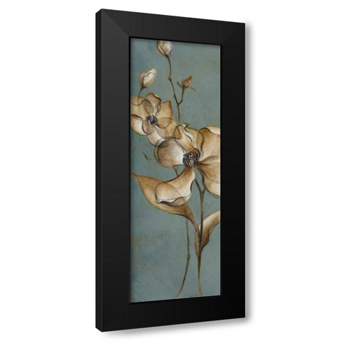 Translucent Magnolias Black Modern Wood Framed Art Print by Loreth, Lanie