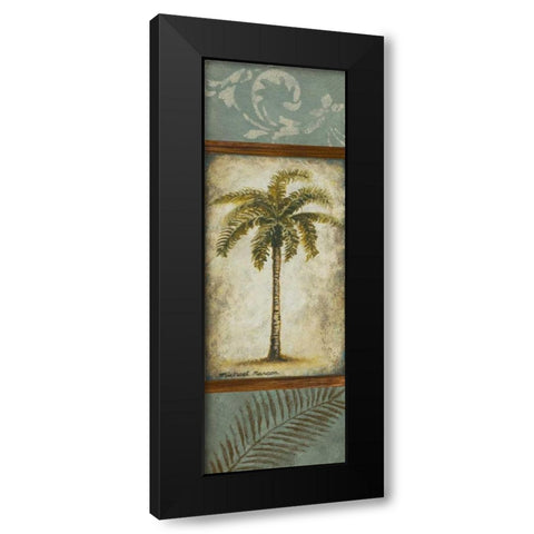 Blue Anguilla Black Modern Wood Framed Art Print with Double Matting by Marcon, Michael