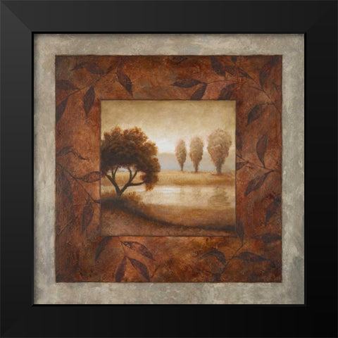 The End of April Black Modern Wood Framed Art Print by Marcon, Michael