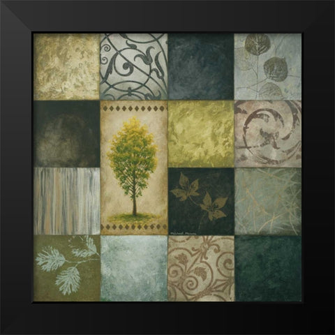 Cool September Colors I Black Modern Wood Framed Art Print by Marcon, Michael