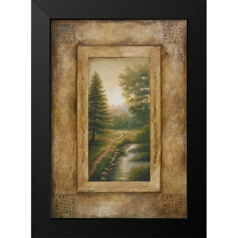 Marshfield Memory Black Modern Wood Framed Art Print by Marcon, Michael