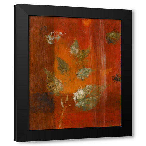 Into Autumn II Black Modern Wood Framed Art Print with Double Matting by Loreth, Lanie