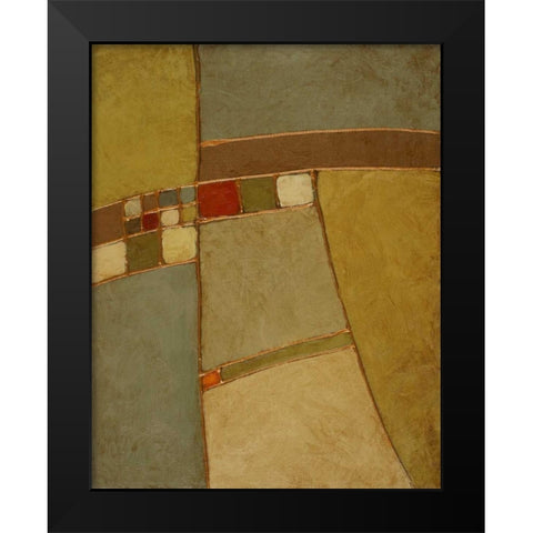 Terra Verde I Black Modern Wood Framed Art Print by Loreth, Lanie