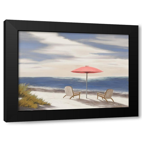 Noon By The Shore II Black Modern Wood Framed Art Print by Rhyan, Vivien