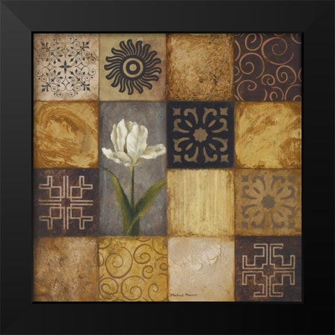 Modular I Black Modern Wood Framed Art Print by Marcon, Michael