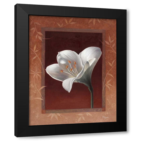 Ice Princess Black Modern Wood Framed Art Print with Double Matting by Rhyan, Vivien