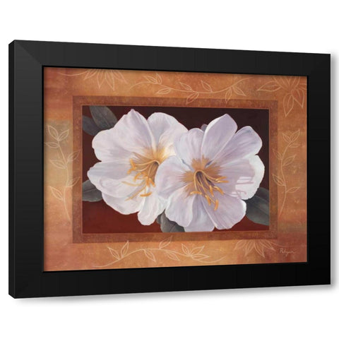 Morning Bloom Black Modern Wood Framed Art Print with Double Matting by Rhyan, Vivien