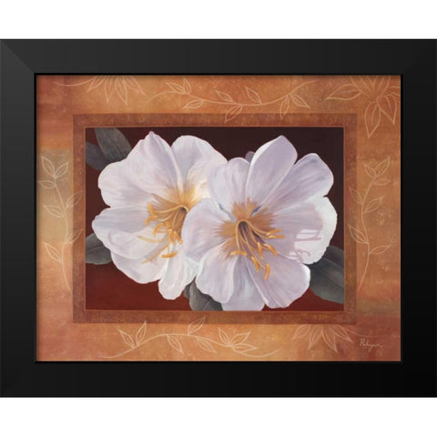 Morning Bloom Black Modern Wood Framed Art Print by Rhyan, Vivien