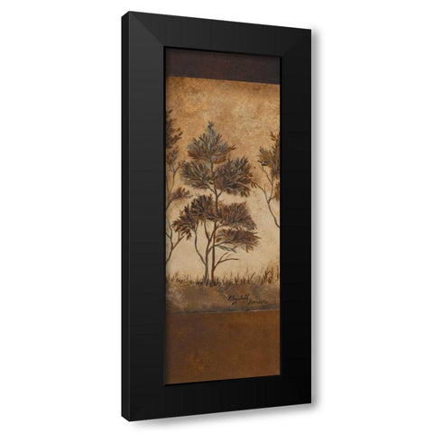 Autumn Impressions I Black Modern Wood Framed Art Print by Londono, Elizabeth