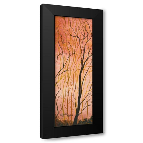 Wildwood IV Black Modern Wood Framed Art Print with Double Matting by Londono, Elizabeth