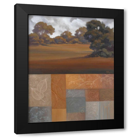 Autumn I Black Modern Wood Framed Art Print with Double Matting by Rhyan, Vivien
