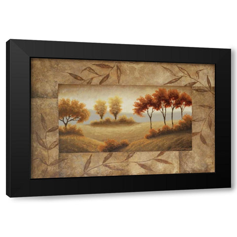Luminous Vistas II Black Modern Wood Framed Art Print by Marcon, Michael