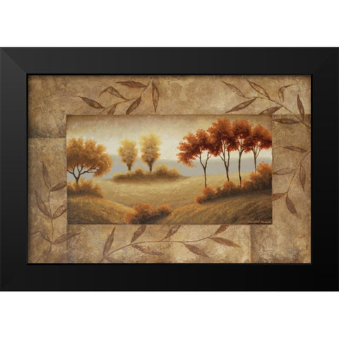 Luminous Vistas II Black Modern Wood Framed Art Print by Marcon, Michael