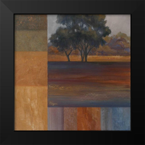 Rhythms of Landscape I Black Modern Wood Framed Art Print by Rhyan, Vivien