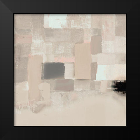 Cream Voluminous I Black Modern Wood Framed Art Print by Loreth, Lanie