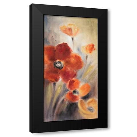 Secret Garden I Black Modern Wood Framed Art Print by Loreth, Lanie