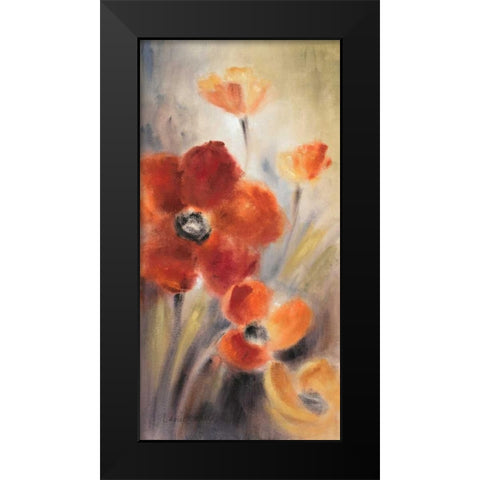 Secret Garden I Black Modern Wood Framed Art Print by Loreth, Lanie