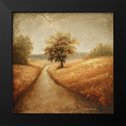 Cinnamon Road I Black Modern Wood Framed Art Print by Marcon, Michael
