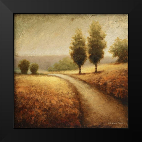 Cinnamon Road II Black Modern Wood Framed Art Print by Marcon, Michael