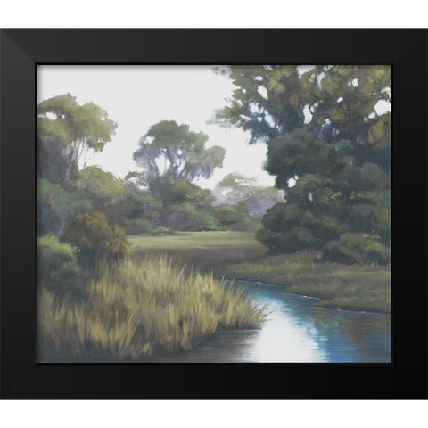Shades Of Afternoon Black Modern Wood Framed Art Print by Rhyan, Vivien