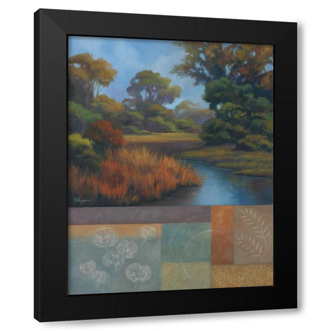 Shades of Afternoon I Black Modern Wood Framed Art Print with Double Matting by Rhyan, Vivien