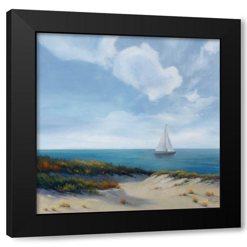 Shoreline Marshes II Black Modern Wood Framed Art Print with Double Matting by Rhyan, Vivien