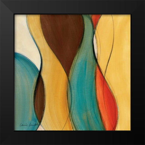 Coalescence I Black Modern Wood Framed Art Print by Loreth, Lanie