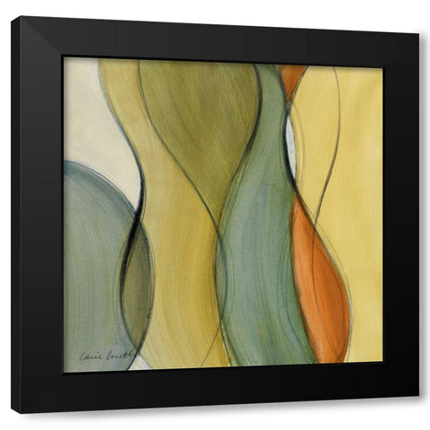 Coalescence I Black Modern Wood Framed Art Print with Double Matting by Loreth, Lanie