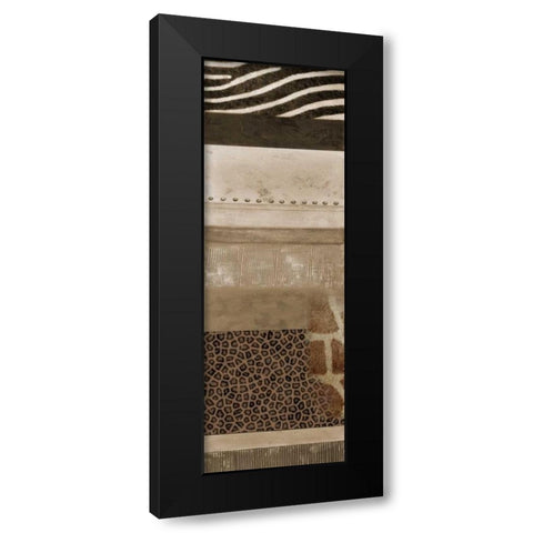 Africa I Black Modern Wood Framed Art Print by Pinto, Patricia