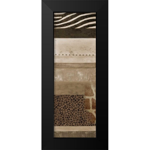Africa I Black Modern Wood Framed Art Print by Pinto, Patricia