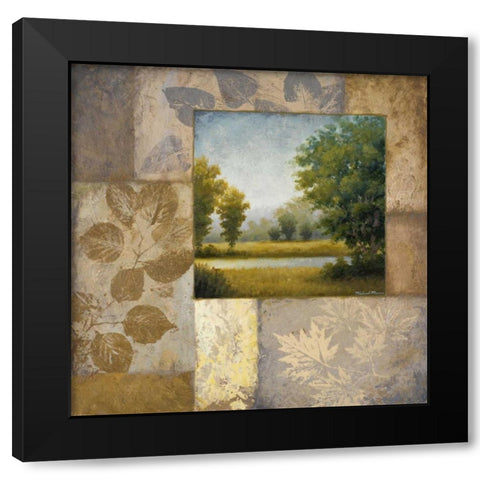 The End of August Black Modern Wood Framed Art Print by Marcon, Michael