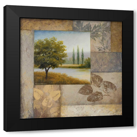 The Edge of August Black Modern Wood Framed Art Print by Marcon, Michael