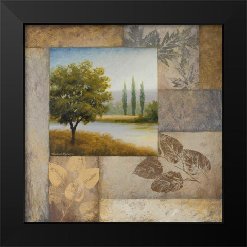 The Edge of August Black Modern Wood Framed Art Print by Marcon, Michael
