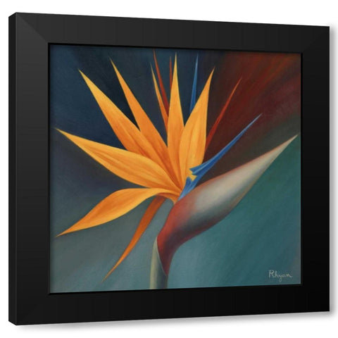 Bird of Paradise I Black Modern Wood Framed Art Print by Rhyan, Vivien
