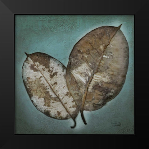 Beauty in Blue I Black Modern Wood Framed Art Print by Pinto, Patricia