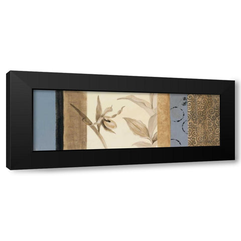 Serene Orchid I Black Modern Wood Framed Art Print with Double Matting by Loreth, Lanie